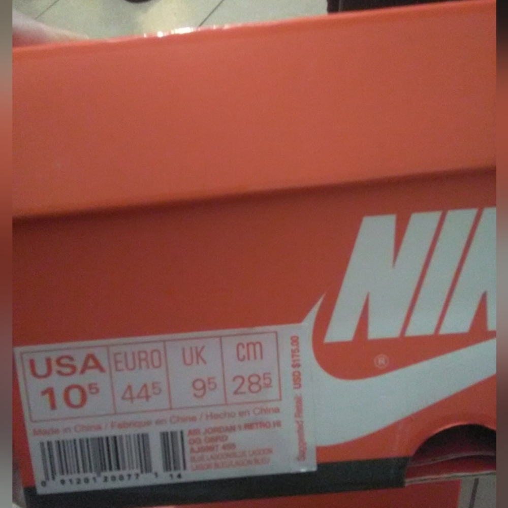 BNIB FIRST JORDAN NIKE GATORADE SERIES AIR JORDAN ONE RETRO HI RARE BLUE LAGOON - Picture 10 of 16